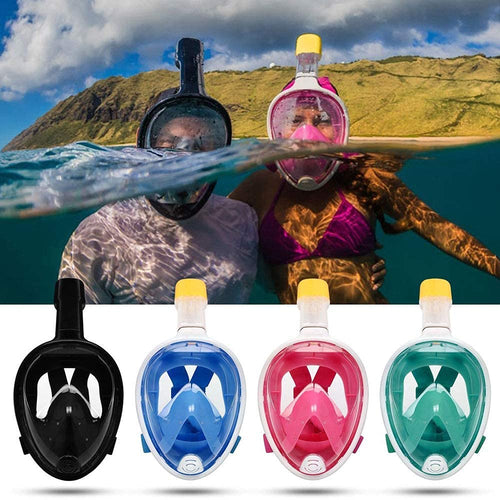 180° Helansikts Snorklingsmask