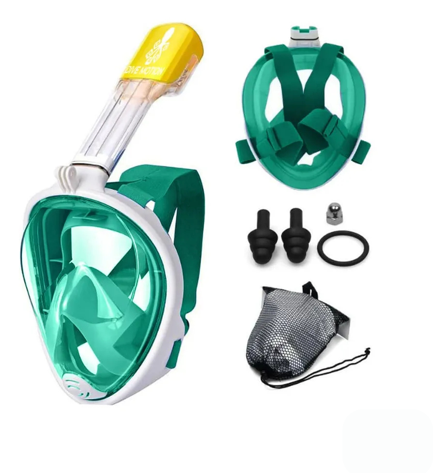 180° Helansikts Snorklingsmask